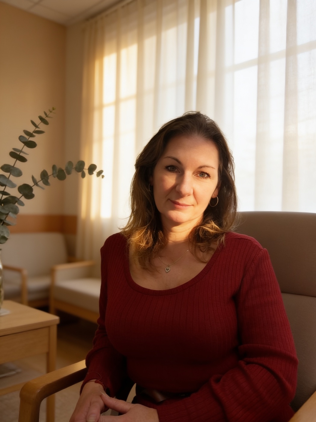 Radka Čermáková ve své poradně v České Lípě