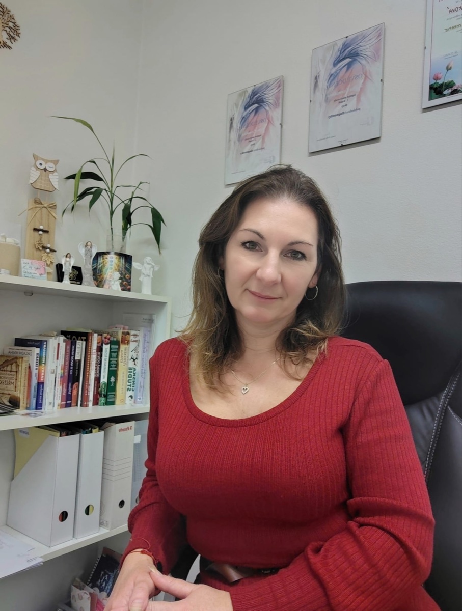 Radka Čermáková ve své poradně v České Lípě